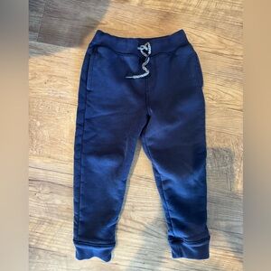 Lands’ End fleece lined jogger sweatpants XS 4-5 warm